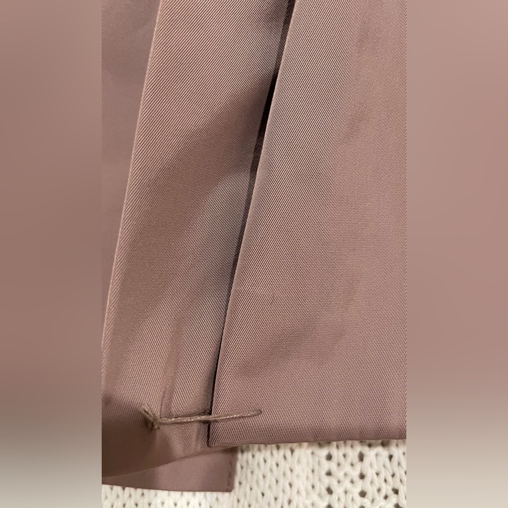 NWT Sosken Studios Trench Raincoat Lightweight Mastic Women’s L - Picture 7 of 8